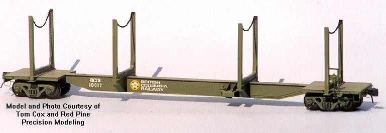 NK-05 - CPR/BCR 62’ Skeleton Log Car (X2) Kit