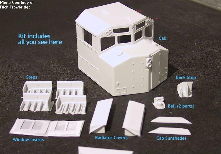 OC-01 - O Scale CN/GO Transit Wide/Safety Cab w/details Kit