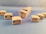 HK-17 - CPR 34’ 10” Wood Side Caboose (437035-437264) High  Cupola – Plywood Sheathed