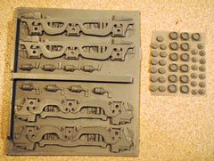 HD-43 U25C Truck Sideframes