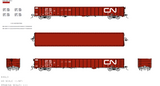 HDL-4 NSC CN 156000 Series Gondola Decals